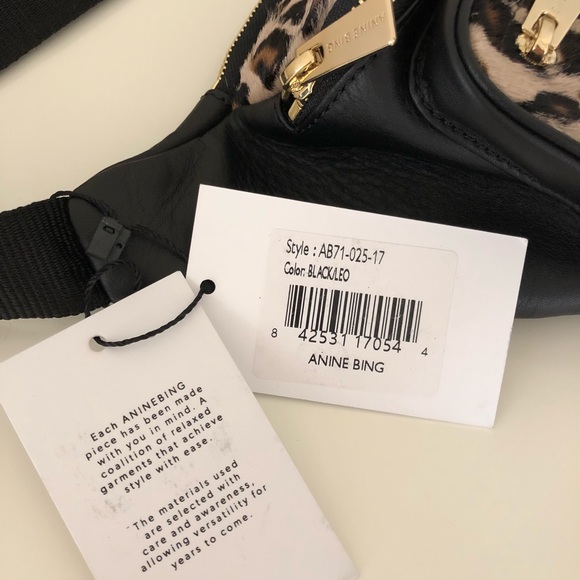 anine bing belt bag